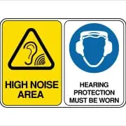 hearing protection sign